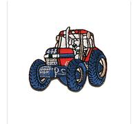 Mono-Quick Tracteur Patch Thermocollant 4,4 x 5,4 cm à repasser pour Enfant avec Ferme Chantier Action Jouet Idée, Écusson Couture Vêtement Bricolage Anniversaire