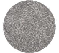 Mono Tapis de boules de feutre Rond ø 120 cm Gris