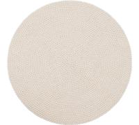 Mono Tapis de boules de feutre Rond ø 90 cm Blanc