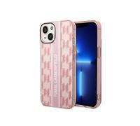 Mono Vertical Stripe - Coque pour iPhone 14 Plus (Rose)