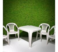 Monobloc enfant SET blanc 4xchaise Sedia Baby 1xtable Tavolo