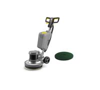 Monobrosse KÄRCHER BDS 43/DUO C + Réservoir + Pad moyennement dur vert 432 mm récurage intensif des sols durs