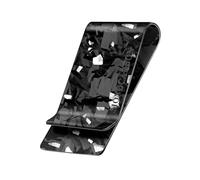 MONOCARBON Pince à billets en fibre de carbone forgée véritable pour homme, 3,5 cm de large, portefeuille minimaliste ultra fin et ultra léger pour espèces, porte-cartes de crédit EDC - Cadeau pour