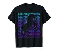 Monocerus Bestiaire médiéval Bête rétro T-Shirt