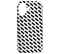 Monochrome Geometric 60s Tiles Blocks Pattern Coque pour iPhone 17