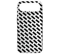 Monochrome Geometric 60s Tiles Blocks Pattern Coque pour iPhone Air