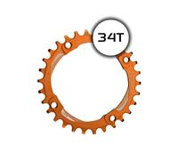 Monocorona Solo 34D BCD 104Mm Alu Orange 305850845 Funn Mtb