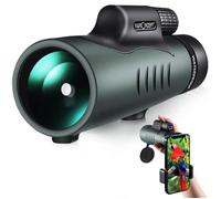 Monoculaire 12X50 HD Étanche - K&F CONCEPT - Prisme BAK4 - Trépied et Adaptateur pour Téléphone Portable