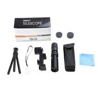 Monoculaire basse nuit pour vision avec support pour smartphone Trépied 300 x 40 Super téléobjectif Zoom Monoculaire de voyage haute puissance pour smartphone