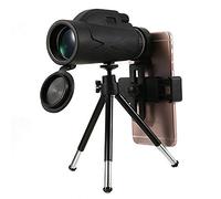 Monoculaire de randonnée étanche 80 x 100 avec trépied optique zoom téléphone portable appareil photo mini télescope pour sport, randonnée, distance d'observatio pour adulte observation des oiseaux