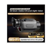 Monoculaire de Vision Nocturne 4K, Télescope Infrarouge Numérique avec Wi-Fi, Image 68 MP, Zoom Numérique 28 X pour le Camping et la Randonnée.