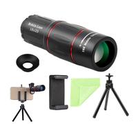 Monoculaire d'observation des oiseaux - Lentille optique haute définition, corps compact et léger, poignée antidérapante, verre multicouche entièrement revêtu | pour l'observation de la faune en plein