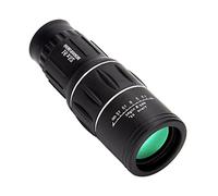 Monoculaire étanche 16 x 52 à double focale avec zoom Bak4 - Prisme pour observation des oiseaux et randonnée - Double mise au point pour oiseaux - Cadeau à faible luminosité