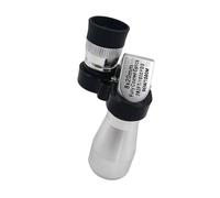 Monoculaire portable coudé avec lentille optique réglable et texture métallique pour activités de plein air, concerts, randonnées