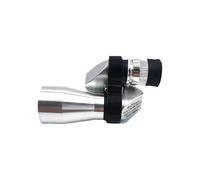 Monoculaire portable coudé avec lentille optique réglable et texture métallique pour activités de plein air, concerts, randonnées