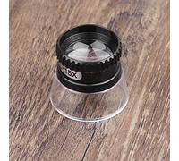 Monoculaire professionnel portable 15X en verre pour lecture de cartes de bijoux, loupes pour lecture mains libres