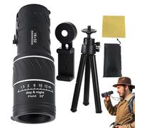 Monoculaires pour adultes | Monoculaire portable 16 x 52 - Article portable léger pour plein air outil éducatif pour camping, randonnée, chasse, observation des oiseaux, apprentissage