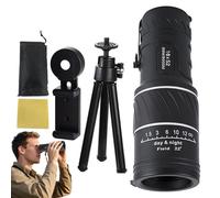 Monoculaires pour Adultes - Monoculaire Portable 16 x 52, imperméable, Accessoire extérieur pour randonnée, Camping, Observation Adultes et