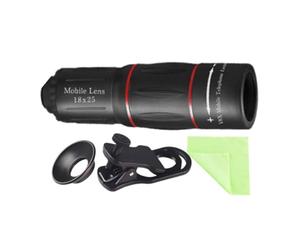 Monocular Telescope for Smartphone - 18×25 HD Optics Compact Scope | Lightweight ABS & Aluminum Alloy Monocular with Phone Adapter | Portable Viewing Scope for Bird Watching