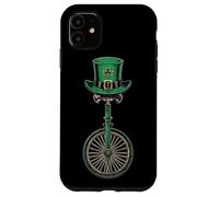 Monocycle de monocycle Saint Patrick Jour Pattys Day Irish Luck Coque pour iPhone 11