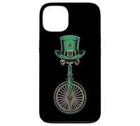 Monocycle de monocycle Saint Patrick Jour Pattys Day Irish Luck Coque pour iPhone 13