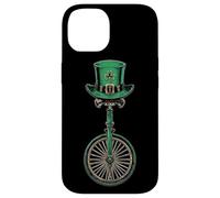 Monocycle de monocycle Saint Patrick Jour Pattys Day Irish Luck Coque pour iPhone 14