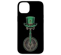 Monocycle de monocycle Saint Patrick Jour Pattys Day Irish Luck Coque pour iPhone 14 Plus
