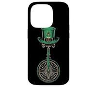 Monocycle de monocycle Saint Patrick Jour Pattys Day Irish Luck Coque pour iPhone 14 Pro