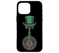 Monocycle de monocycle Saint Patrick Jour Pattys Day Irish Luck Coque pour iPhone 16 Pro Max