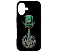 Monocycle de monocycle Saint Patrick Jour Pattys Day Irish Luck Coque pour iPhone 17