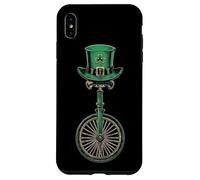 Monocycle de monocycle Saint Patrick Jour Pattys Day Irish Luck Coque pour iPhone XS Max