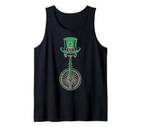 Monocycle de monocycle Saint Patrick Jour Pattys Day Irish Luck Débardeur