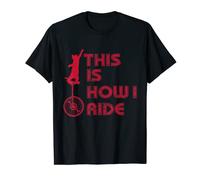 Monocycle Équilibre Animal Bicyclette Cycliste Vélo Cadeau T-Shirt