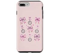 Monocycle Fille Coquette Noeud Rose Maman Coque pour iPhone 7 Plus/8 Plus
