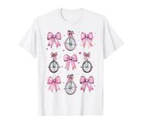 Monocycle Fille Coquette Noeud Rose Maman T-Shirt