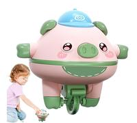 Monocycle Gyroscope - Jouet Cochon d'équilibre | Corde raide de Marche de Cochon, Jouets Gyroscope interactifs, toupie éducative électrique, Jouet Automatique pour pour Le développement des co