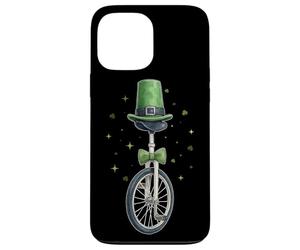 Monocycle Leprechaun Trèfle St. Patrick Monocycle Coque pour iPhone 13 Pro Max