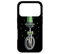 Monocycle Leprechaun Trèfle St. Patrick Monocycle Coque pour iPhone 17 Pro