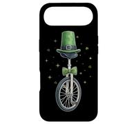 Monocycle Leprechaun Trèfle St. Patrick Monocycle Coque pour iPhone Air