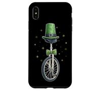 Monocycle Leprechaun Trèfle St. Patrick Monocycle Coque pour iPhone XS Max