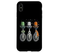 Monocycle Leprechaun Trèfle St. Patrick Monocycle Coque pour iPhone XS Max
