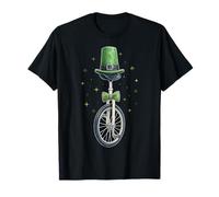 Monocycle Leprechaun Trèfle St. Patrick Monocycle T-Shirt