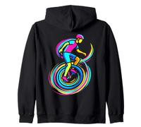 Monocycle Lover 90s Look Sweat à Capuche