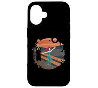 Monocycle monocycliste artistes Unicycle femmes monocycle Coque pour iPhone 16