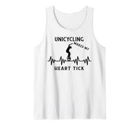 Monocycle monocycliste Cardiogram Unicycle monocycle Débardeur