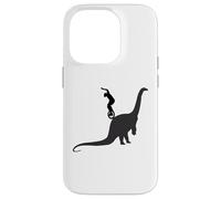 Monocycle monocycliste vélo dinosaure monocycle Coque pour iPhone 14 Pro