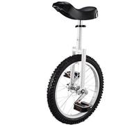 Monocycle pour adultes, roue de 50,8 cm, vélo d'exercice d'équilibre, siège réglable, supporte jusqu'à 150 kg, trottinette amusante pour cirque et loisirs