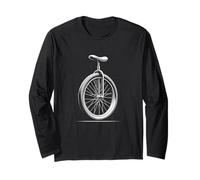 Monocycle Rider One Wheel Balance Circus Vélo monocycliste Manche Longue