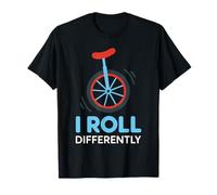 Monocycle Rider One Wheel Circus Balance Extreme Sport Humour T-Shirt