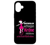 Monocycle - Unicycling - Couronne - Princesse Coque pour iPhone 16 Plus